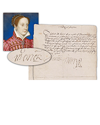 University Archives, Oct. 8: Mary, Queen of Scots Signed Letter, 1565 