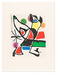 <b>Swann, Oct. 23:</b> Lot 358: Joan Miró, illus. & René Char, <i>Le Marteau sans Maître,</i> limited edition, 1976.