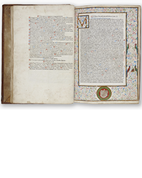 <b>Sotheby’s, Dec. 9:</b> Pliny. <i>Historia naturalis,</i> the Macclesfield copy, printed on vellum, Rome: Sweynheym and Pannartz, 1470. $900,000 to $1,200,000.