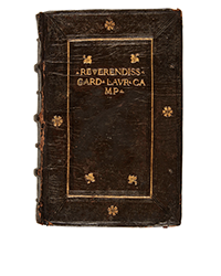 <b>Sotheby’s, Dec. 17:</b> Nausea. <i>De principiis dialectices Gorgias,</i> and other works, Venice, 1523, morocco gilt for Cardinal Campeggio. €3,000 to €4,000.