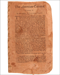 <b>Bonhams: Consign With Us Today<br>These are the Times that Try Men's Souls. Paine, Thomas. Sold for US$152,900.