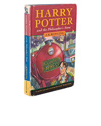 <b>Chiswick, Mar. 12:</b> Rowling. <i>Harry Potter and the Philosopher's Stone.</i> Inscribed. £6,000 to £8,000.