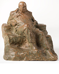 <b>Dominic Winter, Jan. 28:</b> Lot 304. Churchill (Winston). A terracotta maquette of Churchill by Oscar Nemon, c. 1955. £1,500-2,000
