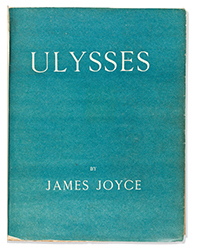 <b>Swann, Oct. 23:</b> Lot 330: James Joyce, <i>Ulysses,</i> rare first Paris edition, 1922.