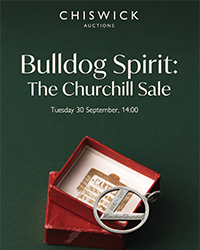 <center><b>Chiswick Auctions<br>Bulldog Spirit: The Churchill Sale<br>30th September 2025</b></center>