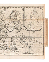 <b>Swann, Dec. 9:</b> Lot 283: Joris van Spilbergen, <i>Speculum Orientalis Occidentalisque Indiae,</i> Leiden: Nicolaus van Geelkercken for Jodocus Hondius, 1619.