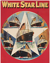 <b>Swann, Nov. 25:</b> White Star Line / Types of World Famous Liners. Circa 1927. $2,500 to $3,500.
