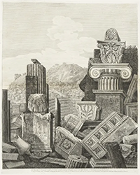 <b>Pandolfini, Nov. 18:</b> Rossini, Luigi. Le Antichità dei contorni di Roma. Roma, presso l'autore e Scudellari, 1824-26. € 2.500 / 3.500