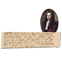 <b>University Archives, Jan. 7:</b> Isaac Newton Highly Important Religious Manuscript With 85+ Words In His Hand, Ex-Bonhams