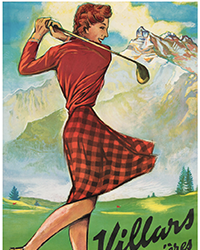 <b>Swann, Nov. 25:</b> Samuel Henchoz. Villars Chesières Suisse. 1948. $800 to $1,200.