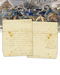 University Archives, Oct. 8: George Washington 1781 LS Re: PA Line Mutiny Aftermath: "the continuance of this unhappy affair" 