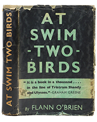 <b>Fonsie Mealy’s, Oct. 1-2:</b> Rare Modern Irish Masterpiece. O’Brien (Flann). <i>At Swim-Two-Birds.</i> €3,000 to €4,000.