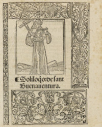 <b>Jeschke Jádi, Oct. 24-25:</b><br>Lot 14. Bonaventura. Anthology. Logrono, Miguel de Eguia 1529.