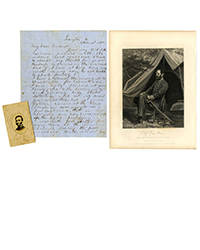 University Archives, Oct. 8: Stonewall Jackson ALS to Fellow John Brown Execution Witness, Re: Hypnosis 
