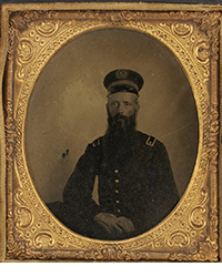 <b>Case Antiques, Jan. 31-Feb. 1:</b> Civil War Tintype of Calvin “Old Ballie” Walker, CSA 3rd TN Infantry, KIA, plus 3 Union Images. $800 to $1,000.