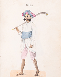 <b>Forum, Feb. 19:</b> Lot 40<br>Ramasvami (Kavali Venkata). <i>A Digest of the Different Castes of India,</i> 83 charming hand-coloured lithographed plates, Madras, 1837. £5,000-7,000