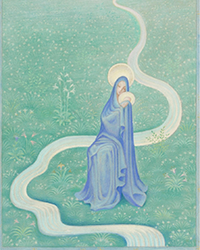 <b>Swann, Dec. 4:</b> Kay Nielsen (1886-1957). But Mary kept all these things, and pondered them in her heart. Pastel on board. Circa 1955. $5,000 to $7,000.
