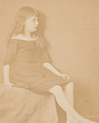 Dominic Winter, Oct. 8: Carroll (Lewis). ‘The Silhouette’: Xie Kitchin in red petticoat, 1873. £2,000-3,000. 