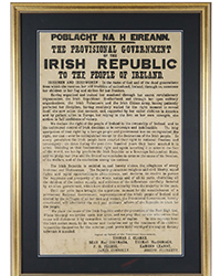 <b>Fonsie Mealy’s, Oct. 1-2:</b> The Corner-stone Document of Irish Freedom: 1916 PROCLAMATION OF THE IRISH REPUBLIC. €100,000 to €150,000.