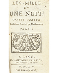 <b>Gros & Delettrez, Feb. 11:</b> LES MILLE ET UNE NUIT, contes arabes 