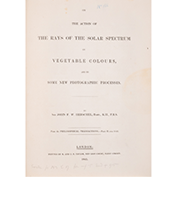 <b>Forum, Jan. 29:</b> Herschel (Sir John F. W.) Collection of 69 offprints, extracts and separate publications by Herschel, bound for his son, William James Herschel, 3 vol., [1813-50]. £15,000-20,000