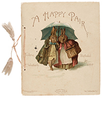 <b>Dominic Winter, Oct. 2:</b> Potter (Beatrix, illustrator). <i>A Happy Pair,</i> 1st [and only] edition, 1890. £5,000-£8,000.
