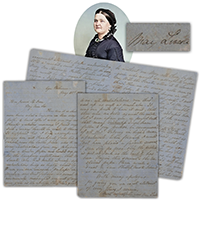 <b>University Archives, Jan. 7:</b> Mary Todd Lincoln Calls Abe A "great & good man, who loved & served his country so well"