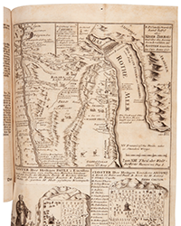 <b>Sotheby’s, Dec. 2:</b> Joseph Stöcklein. <i>Allerhand...</i> Reis-Beschreibungen, 1726-55, 32 parts in 5 volumes, contemporary pigskin. £5,000 to £6,000.