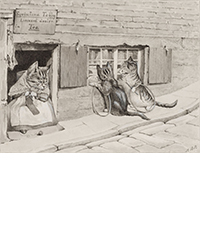 <b>Dominic Winter, Oct. 2:</b> Potter (Beatrix Helen, 1866-1943). <i>Squintina Tabby, Licensed dealer in Tea.</i> £7,000-£10,000.