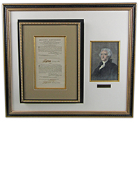 University Archives, Oct. 8: Thomas Jefferson Certifies 3 Acts with 3 Sigs, Securing the Coasts with Lighthouses, Injured Battle Monmouth Soldier, Hugh Mercer - Fantastic! 