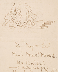 <b>Dominic Winter, Oct. 2:</b> Potter (Beatrix). Autograph Illustrated Letter, c. 1920. £3,000-£5,000.