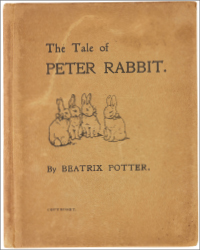 <b>Bonhams, Nov. 3-13:</b> Association Copy of the Privately Printed Edition of <i>The Tale of Peter Rabbit.</i> Potter, Beatrix. $8,000-$12,000