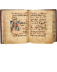 <b>Sotheby’s, Dec. 9:</b> Antiphonal, Sanctoral covering the liturgical year from August 1st to Advent, Italy, Emilia-Romagna, circa 1270-75. £150,000 to £240,000.