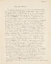 <b>Koller, Mar. 25:</b> EINSTEIN, ALBERT. Zwei eigenhändige Briefe an Ernst G...