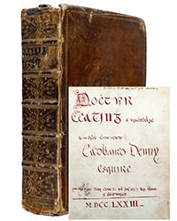 <b>Fonsie Mealy’s, Oct. 1-2:</b> Important 18th Century Gaelic Scribal Manuscript. Ceating (Dochtuir) [Keating, Dr. Geoffrey]. <i>Forus Feasa ar Éirinn.</i> €15,000 to €20,000.