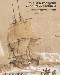 <b><center>Forum Auctions<br>The Library of John and Suzanne Bonhams<br>30th October 2025</center></b>