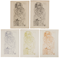 <b>Sotheby’s, Oct. 23:</b> Picasso, Pablo. Contrée. Godet, 1944. Broché. Exemplaire de Lacourière. €20,000 to €30,000.