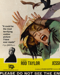 <b>Doyle, Nov. 5:</b> The very large and uncommon British Quad for Hitchcock's The Birds. $500 to $800.