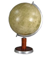 <b>Old World Auctions (Feb 11):</b><br>Lot 49. One of the First Lunar Globes to Show the Far Side of the Moon (1963) Est. $1,000 - $1,300