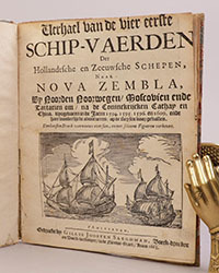<b>Scandinavian Art & Rare Books Auctions, Dec. 4:</b> [WILLEM BARENTSZ & HENRY HUDSON] - SAEGHMAN: «Verhael van de vier eerste schip-vaerden […]», 1663.