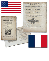 University Archives, Oct. 8: Treaty of Amity & Commerce: Incredible Archive, 1778-1783, Nearly 200 Pages! 