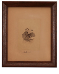 <b>Bonhams: Consign With Us Today<br>Signed Lincoln Photograph with Son Tad. Sold for US$76,700.
