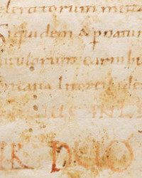 <b>Jeschke Jádi, Oct. 24-25:</b><br>Lot 192. Carolingian manuscript. From: Isidor Sevilla. Etymologiarum. Around 800.
