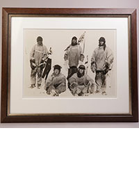 <b>Scandinavian Art & Rare Books Auctions, Dec. 4:</b> TERRA NOVA EXPEDITION | LIEUTENANT HENRY ROBERTSON BOWERS: «At the South Pole.», Gelatin Silver Print. [10¾ x 15in. (27.2 x 38.1cm.) ].