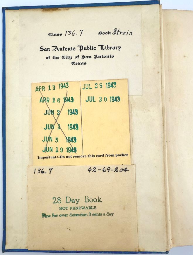 Library Book Returned... 82 Years Late