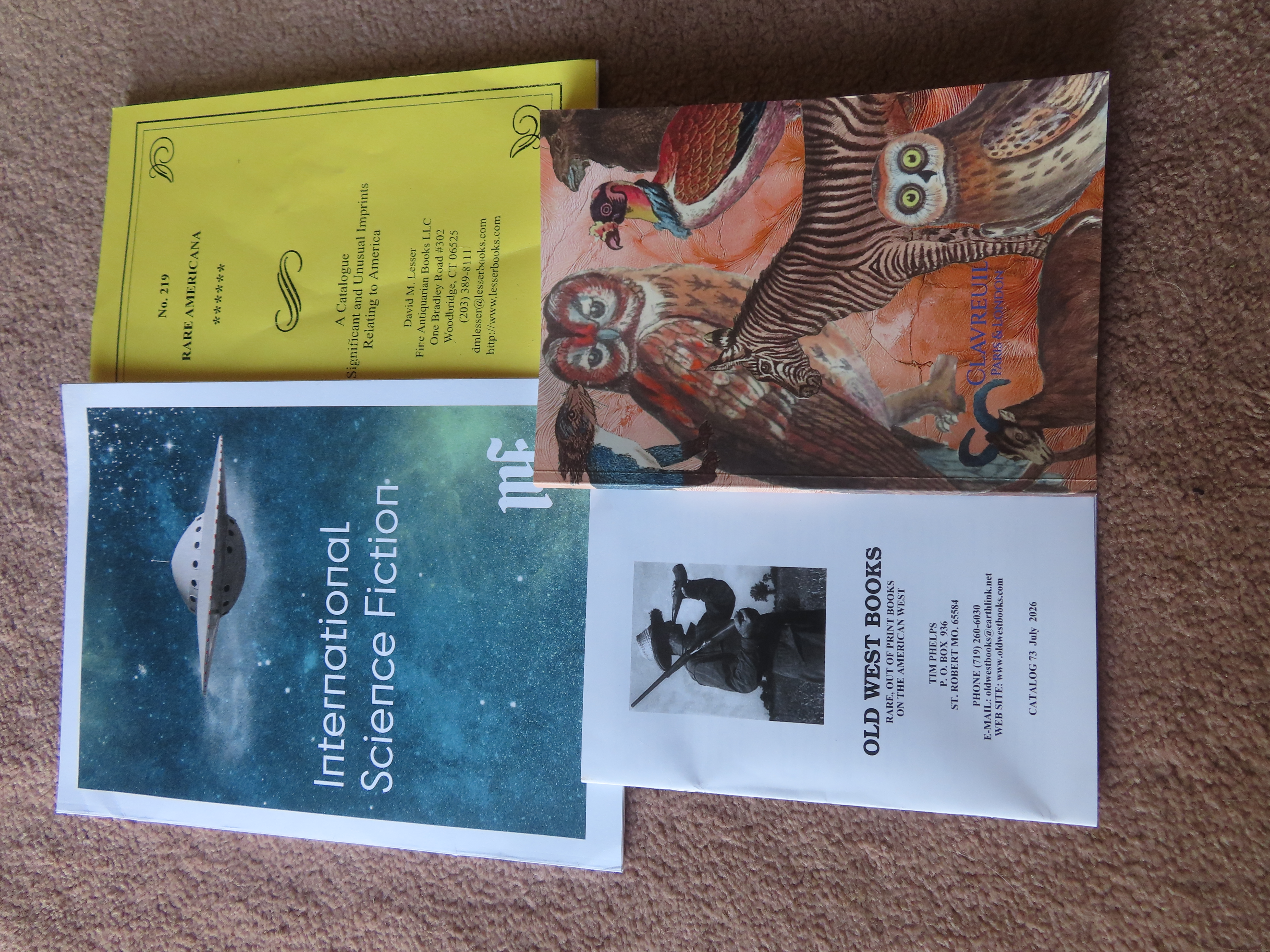 For August, We Review Four New Bookseller Catalogues