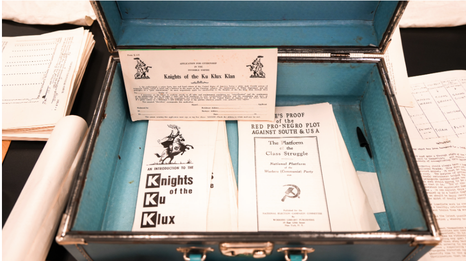 Archive of 1960s Mississippi KKK Material discovered in Department of Public Safety Closet