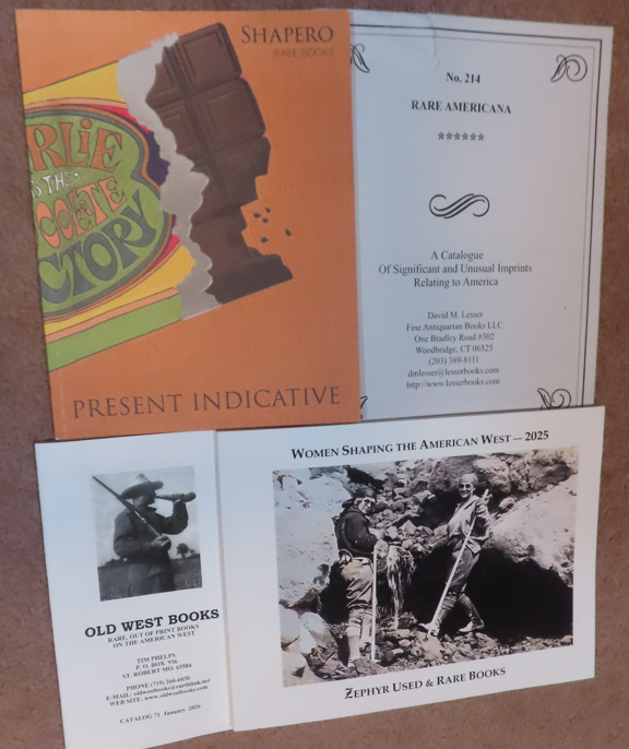 Four New Catalogue Reviews for January