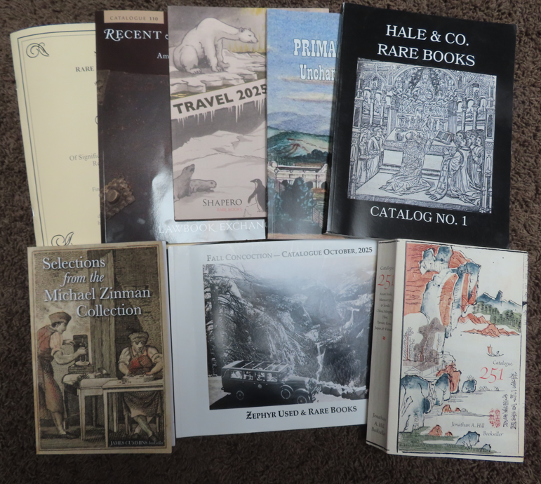 Eight New Catalogues Reviewed This Month