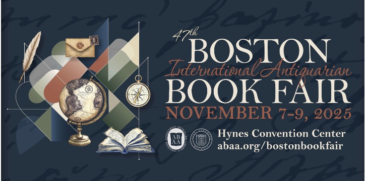 Boston ABAA Book Fair: Nov. 7-9